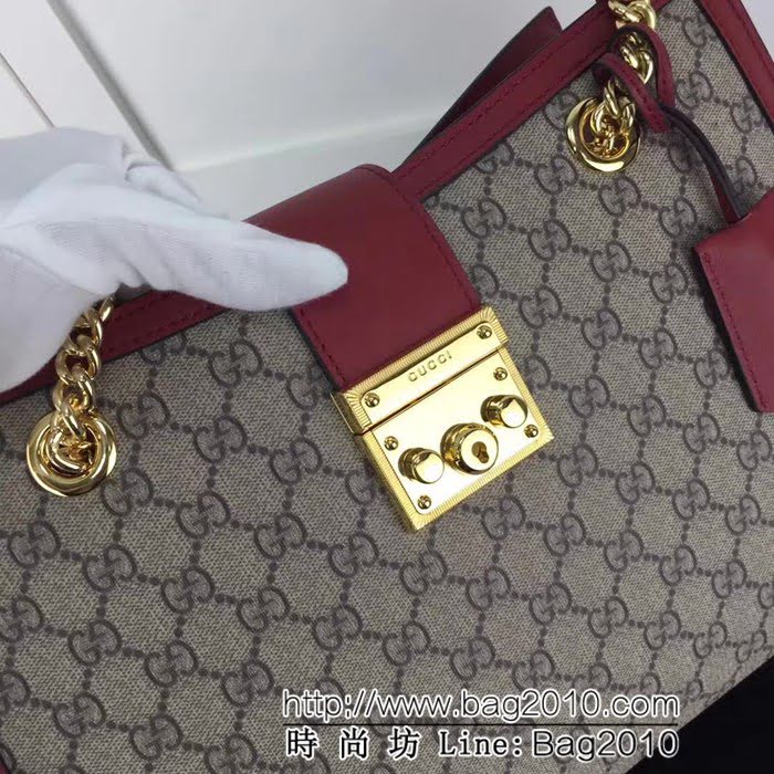 GUCCI古馳原單 新款專櫃品質原單貨實物實拍479197雙鏈條肩背包配大紅 HY1064
